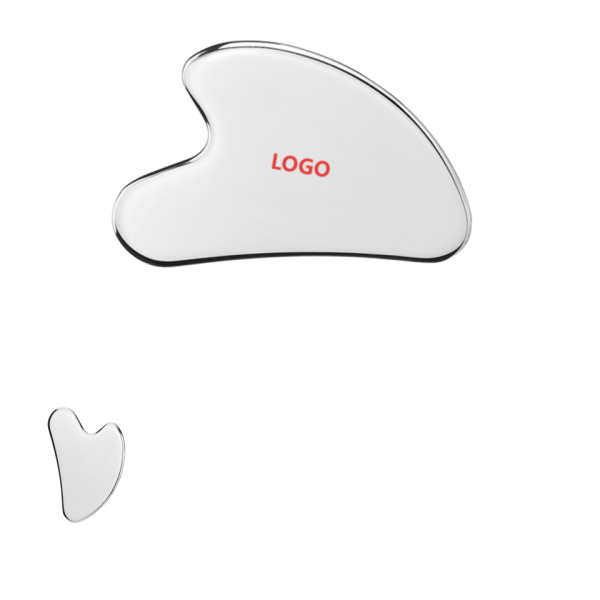 Kopen 304 Stainless Steel Gua Sha Tool with Natural Stone Cooling Massage