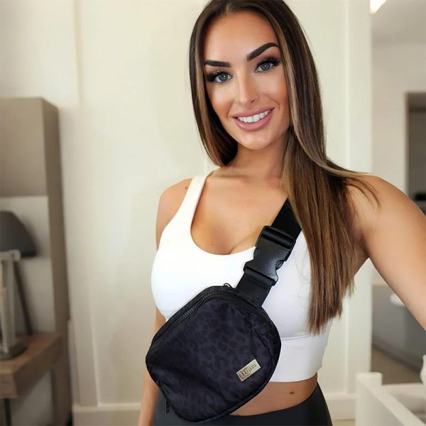 Kopen Checkerboard Hip-Hop Waist Pack – Chest & Shoulder Bag