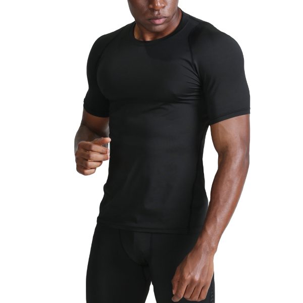 Kopen Men's Custom Workout Gym Top – Short Sleeve & Breathable