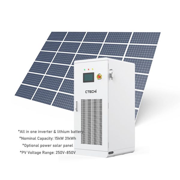 Kopen 15kW Off-Grid Solar Power System with 30kWh LiFePO4 Battery