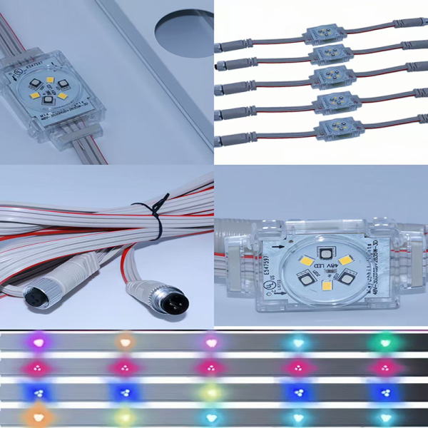 Kopen 48V RGBW LED Pixel Lights with Smart App Control & IP68 Waterproof Design