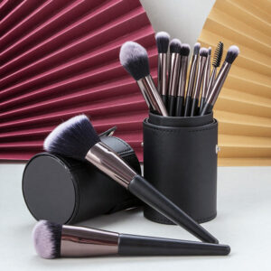 Kopen Black Luxury 11-Piece Makeup Brush Set with Custom Logo Case