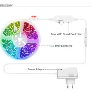 Kopen WiFi RGB LED Strip Lights for Bedroom with App & Remote Control – 5M/10M