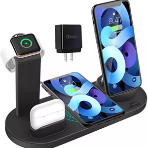 Kopen 15W Wireless Charging Station Dock for Phone, Watch & Earbuds