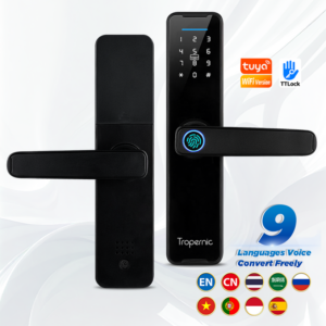 Kopen Fingerprint Smart Door Lock with Password & Card Access