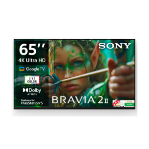 Sony 164 cm (65 inches) BRAVIA 2M2 Series 4K Ultra HD Smart LED Google TV K-65S25M2-3 Years Warranty for Limited Period