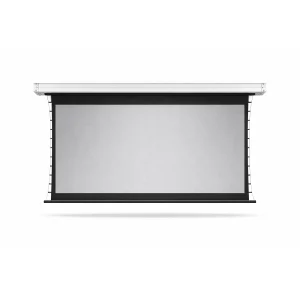 Tono Deluxe In-Ceiling Tab Tensioned Motorised Projector Screen, Cinema Gray (100"–133")
