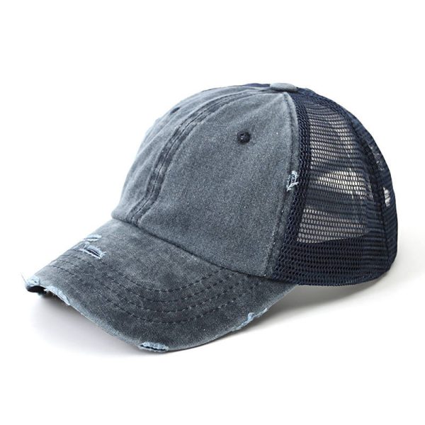 Alternative view of Kopen Women’s Adjustable Ponytail Baseball Cap with Mesh Design