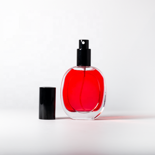 Kopen Luxury Oval Glass Perfume Bottle with Pump Sprayer – 30ml Refillable Design