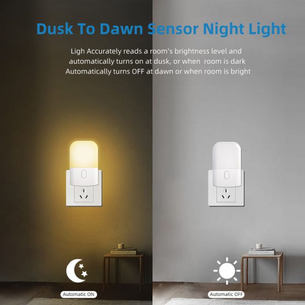 Alternative view of Kopen Energy-Saving Dusk-to-Dawn RGB LED Night Light with Auto Sensor