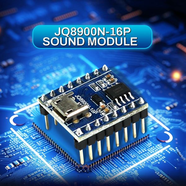 Alternative view of Kopen JQ8900-16P USB MP3 Sound Module with 3W Amplifier & 7-Tone Control