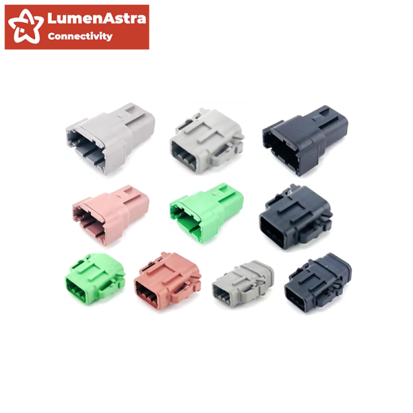 Alternative view of Kopen IP68 Waterproof Automotive Connector with Copper Contacts