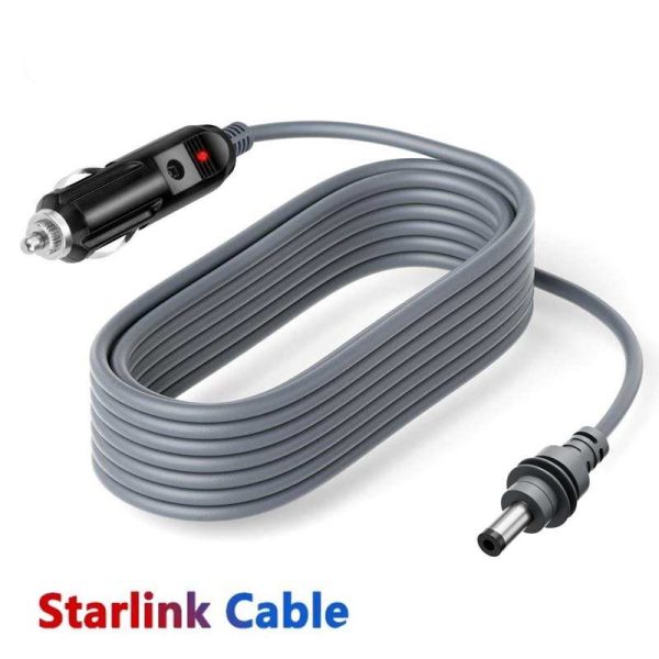 Kopen 12V–24V Waterproof DC Power Cable for Starlink Mini with 100W Fast Charging