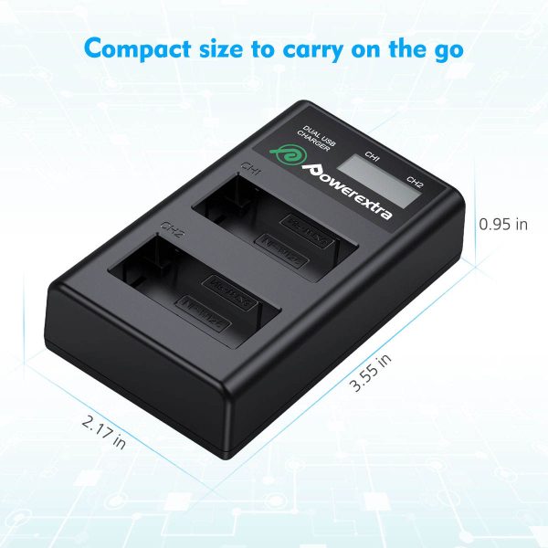 Alternative view of Kopen Smart USB Digital Battery Charger with LCD Display for Fujifilm NP-W126