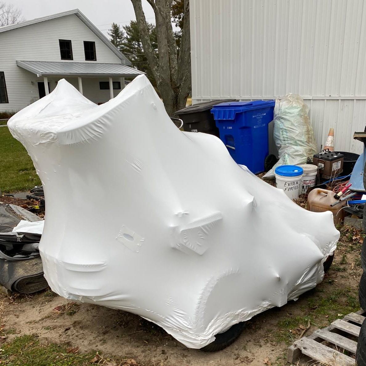 Kopen Heavy-Duty PE Shrink Wrap Film Roll for Boat & Furniture Protection