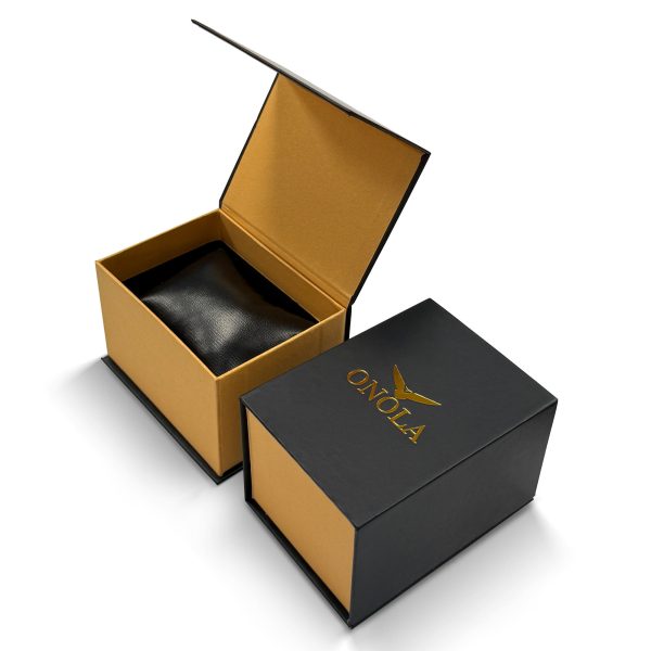 Alternative view of Kopen ONOLA Luxury Watch Storage Gift Box with Embossed and Stamped Design