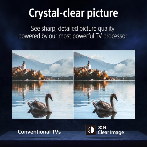 Alternative view of Sony 139 cm (55 inches) BRAVIA 7 4K Ultra HD AI Smart Mini LED Google TV K-55XR70 (Black)-3 Years Warranty for Limited Period