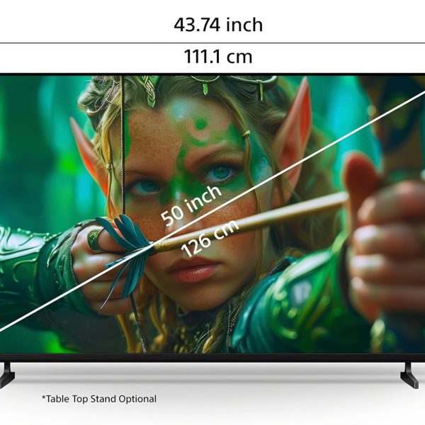 Alternative view of Sony 126 cm (50 inches) BRAVIA 2M2 Series 4K Ultra HD Smart LED Google TV K-50S22M2-3 Years Warranty for Limited Period