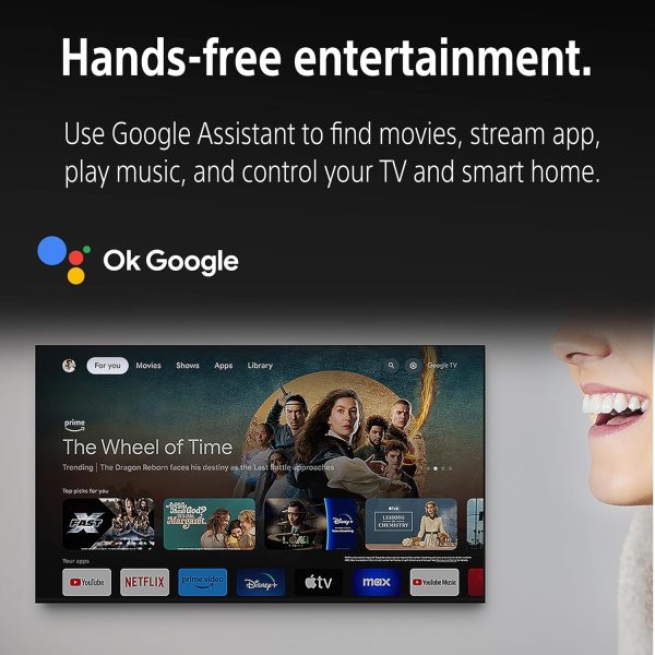 Alternative view of Sony BRAVIA 9 Series 215 cm (85 inches) 4K Ultra HD AI Smart Mini LED Google TV K-85XR90 (Black)-3 Years Warranty for Limited Period