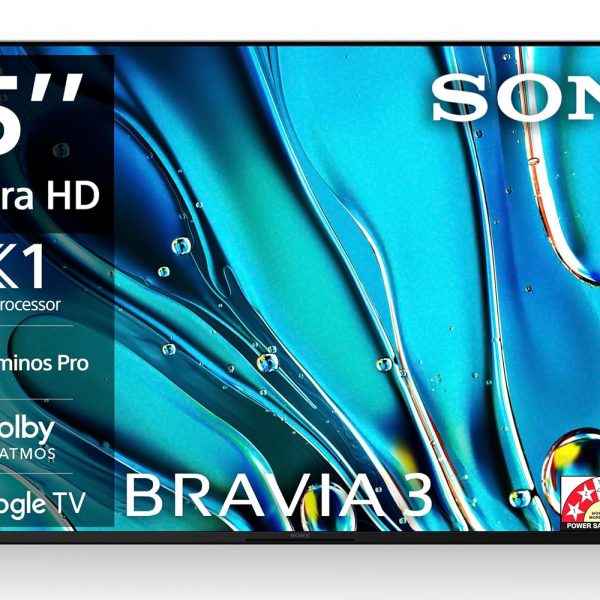 Alternative view of Sony BRAVIA 3 Series 189 cm (75 inches) 4K Ultra HD AI Smart LED Google TV K-75S30 (Black)-3 Years Warranty for Limited Period