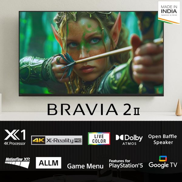 Alternative view of Sony 126 cm (50 inches) BRAVIA 2M2 Series 4K Ultra HD Smart LED Google TV K-50S25M2-3 Years Warranty for Limited Period