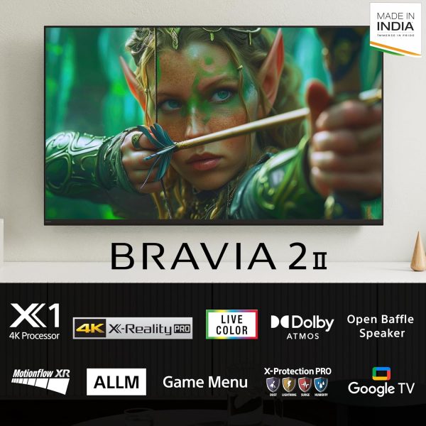 Alternative view of Sony 108 cm (43 inches) BRAVIA 2M2 Series 4K Ultra HD Smart LED Google TV K-43S25M2-3 Years Warranty for Limited Period