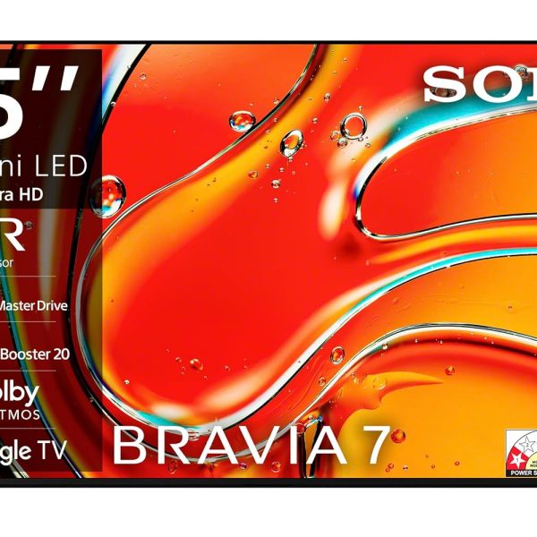 Alternative view of Sony 164 cm (65 inches) BRAVIA 7 4K Ultra HD AI Smart Mini LED Google TV K-65XR70 (Black)-3 Years Warranty for Limited Period