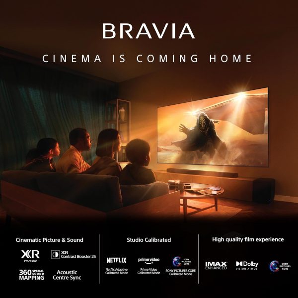 Alternative view of Sony 139 cm (55 inches) BRAVIA 8M2 Series 4K Ultra HD Smart OLED Google TV K-55XR80M2-3 Years Warranty for Limited Period