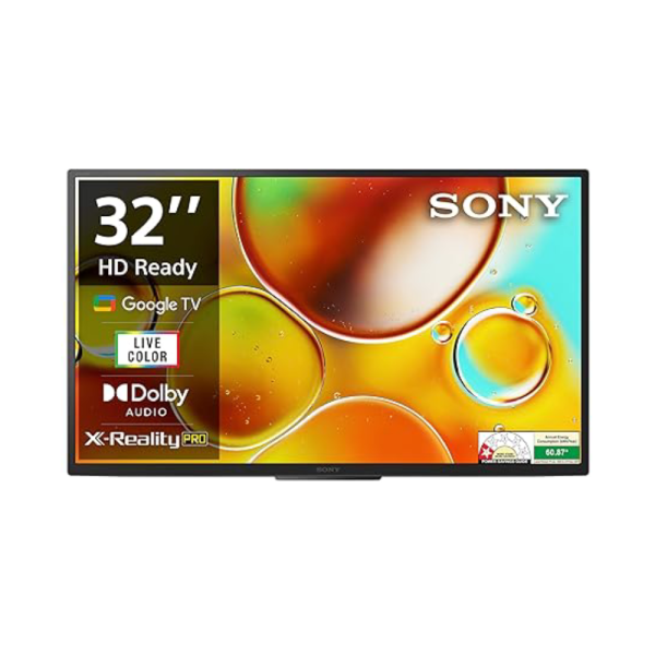 Sony BRAVIA 80 cm (32 inches) HD Ready Smart LED Google TV KD-32W835 (Black)-2 Years Warranty for Limited Period
