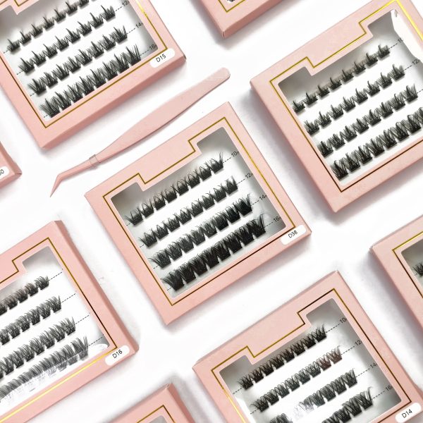 Kopen Self-Adhesive Synthetic Press-On Lashes with Pre-Glue Technology